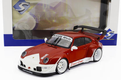 Solido Porsche 911 993 Rwb Bodykit Porco Rosso Coupe 2020 1:18 Bílá Červená