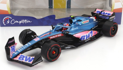 Solido Renault F1 A522 Team Alpine Bwt N 31 Australian Gp 2022 Esteban Ocon 1:18 Modrá Růžová