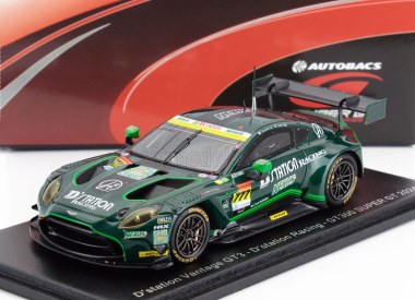 Spark-model Aston martin Vantage Amr Gt3 Evo Team D'station Racing N 777 Gt300 Class Super Gt 2025 Tomonobu Fujii - Charlie Fagg 1:43 Zelená