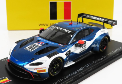 Spark-model Aston martin Vantage Amr Gt3 Team Garge 59 N 188 24h Spa 2021 A.west - C.goodwin - C.eastwood - M.kirchhofer 1:43 2 Tóny Modré Bílé