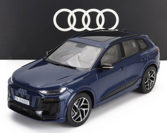 Spark-model Audi Q6 E-tron 2023 1:18 Ascari Blue