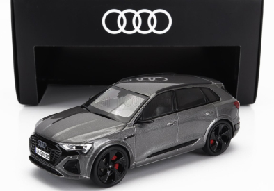 Spark-model Audi Q8 E-tron 2023 1:43 Chronos Grey Met
