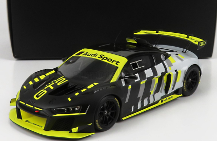 Spark-model Audi R8 Lms Gt2 Audi Sport 2021 1:18 Šedá Černá Žlutá