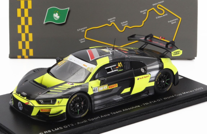 Spark-model Audi R8 Lms Gt3 Team Audi Sport Asia Absolute N 41 7th Fia Gt World Cup Macau 2023 Christopher Haase 1:43 Žlutá Černá