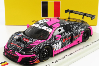 Spark-model Audi R8 Lms Gt3 Team Audi Sport Sainteloc Racing N 25 24h Spa 2020 M.winkelhock - D.boccolacci - C.haase 1:43 Černá Červená