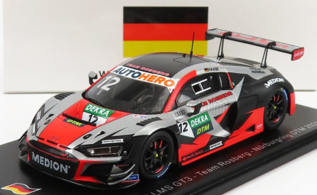 Spark-model Audi R8 Lms Gt3 Team Rosberg N 12 Dtm Nurburgring 2021 C.haase 1:43 Červená Stříbrná Černá