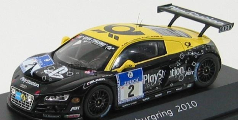 Spark-model Audi R8 Lms N 2 24h Adac Nurburgring 2010 Abt - Collard - Luhr - Mies 1:43 Černá Žlutá