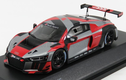 Spark-model Audi R8 Lms Team Audi Sport N 0 Press Season 2017 1:43 Červená Stříbrná Černá