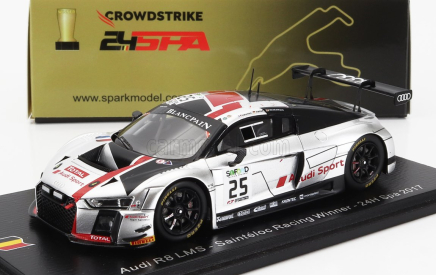 Spark-model Audi R8 Lms Team Audi Sport Sainteloc N 25 Winner 24h Spa 2017 Christopher Haase - Jules Gounon - Markus Winkelhock 1:43 Stříbrná Černá