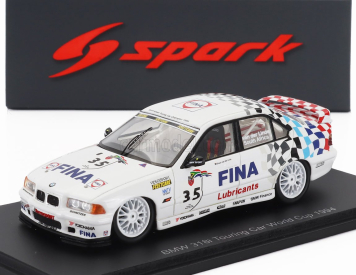 Spark-model BMW 3-series 318is N 35 Touring Car World Cup 1994 Shaun Van Der Linde 1:43 Bílá