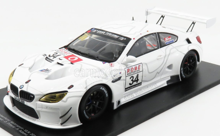 Spark-model BMW 6-series M6 Gt3 Team Walkenhorst Motorsport N 34 Vln Round 9 2018 C.krognes - D.pittard 1:18 Bílá