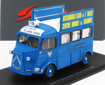Spark-model Citroen Hy Automobile Club De L'ouest 1958 1:43 Světle Modrá Bílá