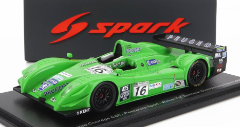 Spark-model Courage C60 Team Pescarolo Sport N 16 Winner Fia Sportscar Estoril 2003 J.c.bouillon - S.sarrazin 1:43 Zelená