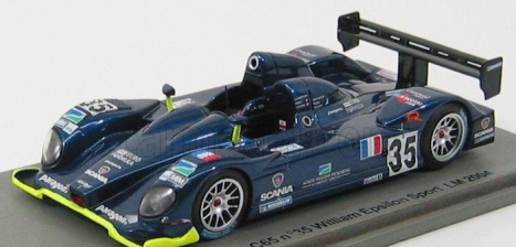Spark-model Courage C65 Aer N 35 William Epsilon Sport Le Mans 2004 Jeannette - Pickering - Deriot 1:43 Blue Met