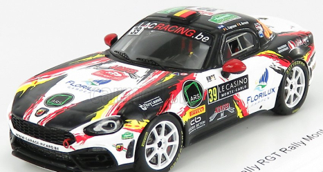 Spark-model Fiat 124 Abarth Rgt Team Lac Racing N 39 Rally Montecarlo 2020 L.caprasse - R.herman 1:43 Černá Bílá Červená