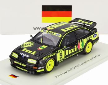 Spark-model Ford england Sierra Rs500 Cosworth N 5 Dtm 1988 Manuel Reuter 1:43 Černá Žlutá