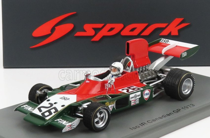 Spark-model Iso rivolta F1  Ir N 26 Canada Gp 1973 T.schenker 1:43 Červená Zelená Bílá