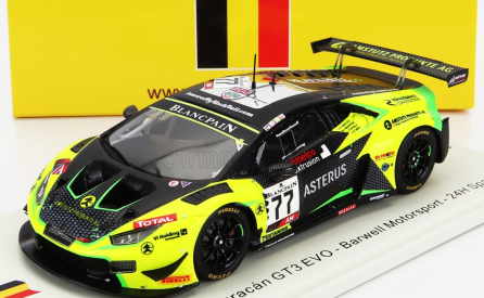 Spark-model Lamborghini Huracan Gt3 Evo Team Barwell Motorsport N 77 24h Spa 2019 A.amstutz - L.machitski - R.abra - P.kujala 1:43 Černá Žlutá