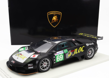 Spark-model Lamborghini Murcielago Lp670 R-sv 6.5l V12 Team Jloc N 69 24h Le Mans 2010 A.yogo - H.iiri - K.yamanishi 1:18 Černá Bílá