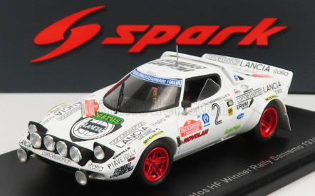 Spark-model Lancia Stratos Hf N 2 Winner Rally Sanremo 1979 M.mannini - Tony 1:43 Bílá