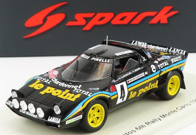 Spark-model Lancia Stratos N 4 6th Rally Montecarlo 1981 B.darniche - A.mahe 1:43 Černá Žlutá