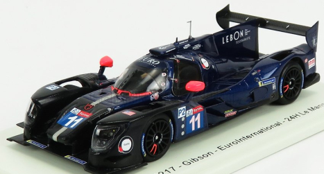 Spark-model Ligier Jsp217 4.2l V8 Gibson Team Eurointernational N 11 24h Le Mans 2020 C.d'ansembourg - E.maris - A.tambay 1:43 Blue