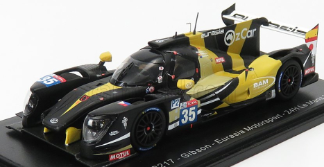 Spark-model Ligier Jsp217 Gibson Team Inter Eurasia Motorsport N 35 18th 24h Le Mans 2020 N.foster - R.merhi - N.yamanaka 1:43 Černá Žlutá