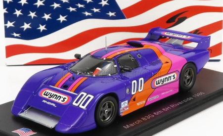 Spark-model March 83g N 00 6h Riverside 1986 J.adams - J.hotchkis 1:43 Purple