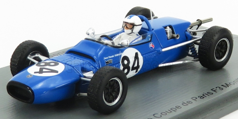 Spark-model Matra F3  Ms5 N 84 4th F3 Paris Montlhery Cup 1967 J.c.guenard 1:43 Blue