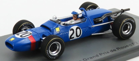 Spark-model Matra simca F2  M5s N 20 3rd De Rouen Gp 1966 J.schlesser 1:43 Blue
