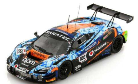 Spark-model Mclaren 720s Gt3 Evo Team Garage59 N 188 24h Spa 2023 L.prette - M.ramos - C.grunewald - H.chaves 1:43 Světle Modrá Oranžová