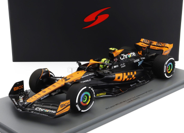 Spark-model Mclaren F1  Mcl60 Team Mclaren N 4 2nd Japan Gp 2023 Lando Norris 1:18 Oranžová Modrá Černá