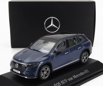 Spark-model Mercedes benz Eqs Suv (x296) Von Mercedes-eq 2022 1:43 Blue Met