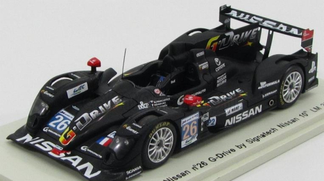 Spark-model Oreca 03 Team Nissan-signatech N 26 10th 24h Le Mans 2012 P.ragues - N.panciatici - R.rusinov 1:43 Black