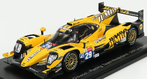 Spark-model Oreca 07 Gibson 4.2l V8 Team Netherland Racing N 29 24h Le Mans 2020 N.de Vries - G.van Der Garde - F.van Der Eerd 1:43 Žlutá Černá