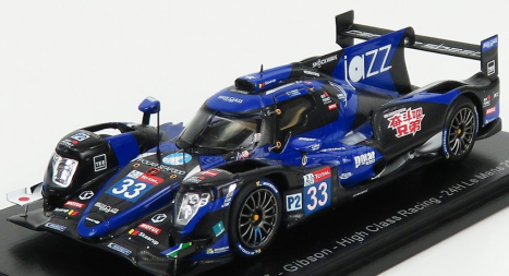 Spark-model Oreca 07 Gibson Team High Class Racing N 33 24h Le Mans 2020 A.fjordbach - M.patterson - K.yamashita 1:43 Blue