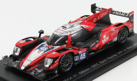 Spark-model Oreca 07 Gibson Team Idec Sport Racing N 48 24h Le Mans 2018 P.lafargue -p.l.chatin - M.rojas 1:43 Red