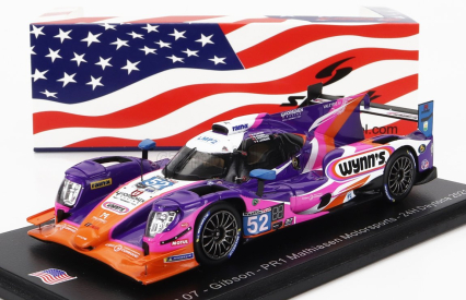 Spark-model Oreca 07 Gibson Team Mathiasen Motorsports N 52 24h Daytona 2021 B.keating - M.jensen - S.huffaker - N.lapierre 1:43 Bílá Fialová Oranžová