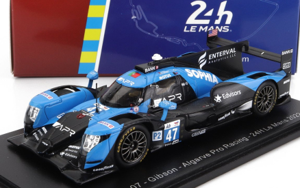 Spark-model Oreca Gibson 07 Gk428 4.2l V8 Team Algarve Pro Racing N 47 24h Le Mans 2022 S.floersch - J.falb - J.aitken 1:43 Černá Světle Modrá