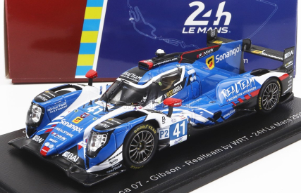 Spark-model Oreca Gibson 07 Gk428 4.2l V8 Team Realteam By Wrt N 41 24h Le Mans 2022 R.andrade - F.habsburg Lothringer - N.nato 1:43 Světle Modrá Bílá Černá