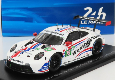 Spark-model Porsche 911 991-2 4.2l Rsr-19 Team Weathertech Racing N 79 24h Le Mans 2021 E.bamber - C.macneil - L.vanthoor 1:43 Bílá