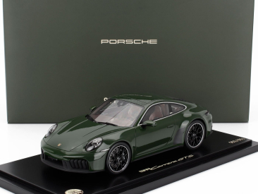 Spark-model Porsche 911 992-2 Carrera Gts Coupe Cuarenta Edition 2024 - Con Vetrina - With Showcase 1:18 Zelená