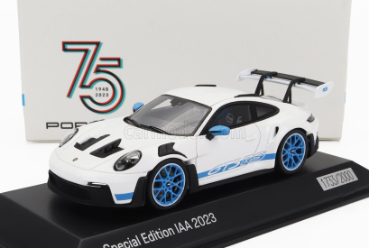 Spark-model Porsche 911 992 Gt3 Rs Iaa Monaco 2023 1:43 Bílá Modrá