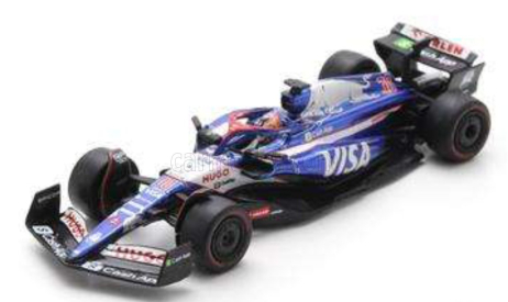 Spark-model Racing bulls F1 Vcarb-01 Team Visa Cash App N 30 Las Vegas Usa Gp 2024 Liam Lawson 1:64 Modrá Bílá
