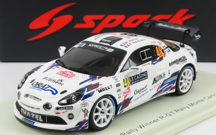 Spark-model Renault Alpine A110 Rally N 48 Rally Montecarlo 2022 R.astier - F.vauclare 1:43 Bílá