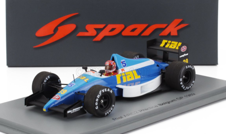 Spark-model Rial F1  Arc2 N 39 Essais Belgium Gp 1989 Pierre Henri Raphanel 1:43 Modrá Bílá