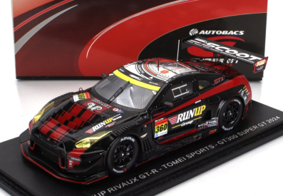 Spark-model Toyota Gt-r Team Tomei Sport N 360 Gt300 Class Super Gt 2024 Takayuki Aoki - Atsushi Tanaka 1:43 Černá Červená