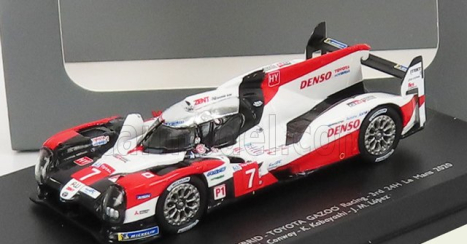 Spark-model Toyota Ts050 2.4l Hybrid Turbo V6 Team Toyota Gazoo Racing N 7 3rd 24h Le Mans 2020 M.conway - K.kobayashi - J.m.lopez 1:87 Červená Bílá
