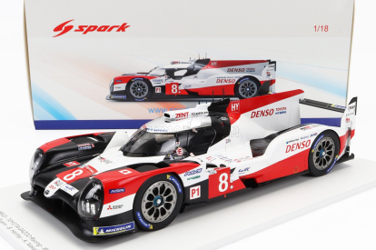 Spark-model Toyota Ts050 2.4l Hybrid Turbo V6 Team Toyota Gazoo Racing N 8 Winner 24h Le Mans 2020 S.buemi - B.hartley - K.nakajima 1:18 Červená Bílá
