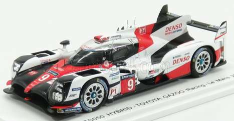 Spark-model Toyota Ts050 Hybrid 2.4l Turbo V6 Team Toyota Gazoo Racing N 9 24h Le Mans 2017 J.m.lopez - N.lapierre - Y.kunimoto 1:43 Bílá Červená Černá